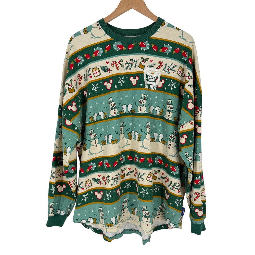 Disney Adult Spirit Jersey Walt Disney World Holiday 2022 Christmas‎ Size XL